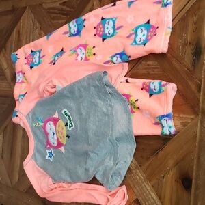 Hoot ! Owl 2 pc pajamas size xs